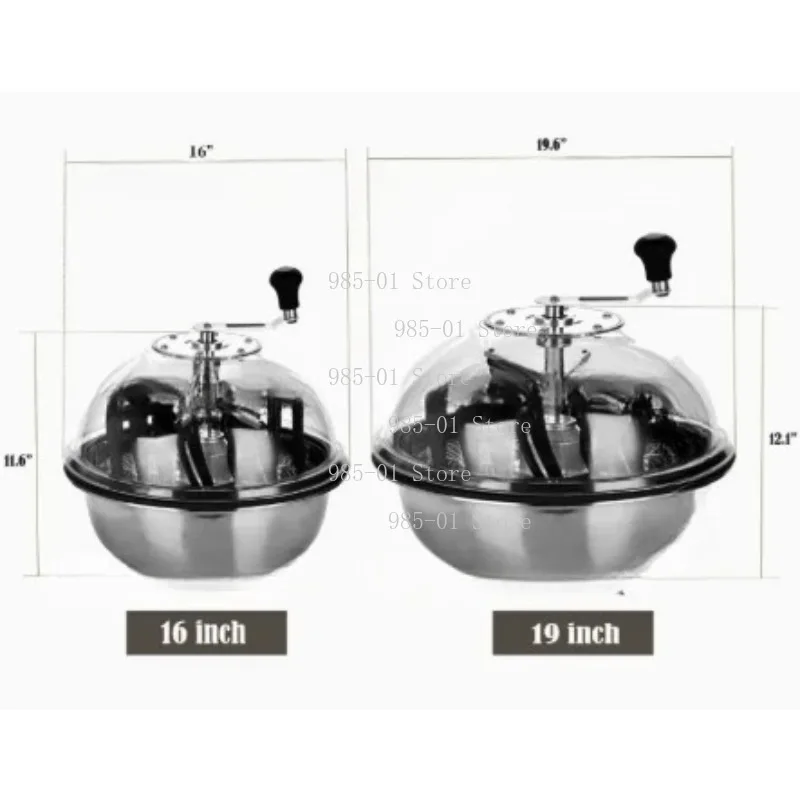 Transparent Dome Manual Sprout Trimmer, Stainless Steel Blades Twisted Rotary Cutting Tool