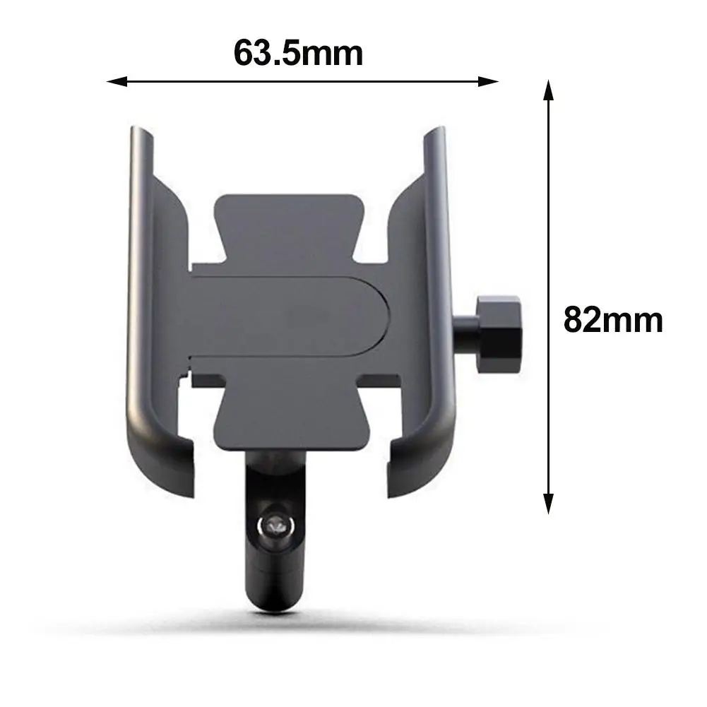 Soporte de teléfono móvil de aleación de aluminio, batería, bicicleta eléctrica, motocicleta, soporte de teléfono celular a prueba de golpes, navegación fija