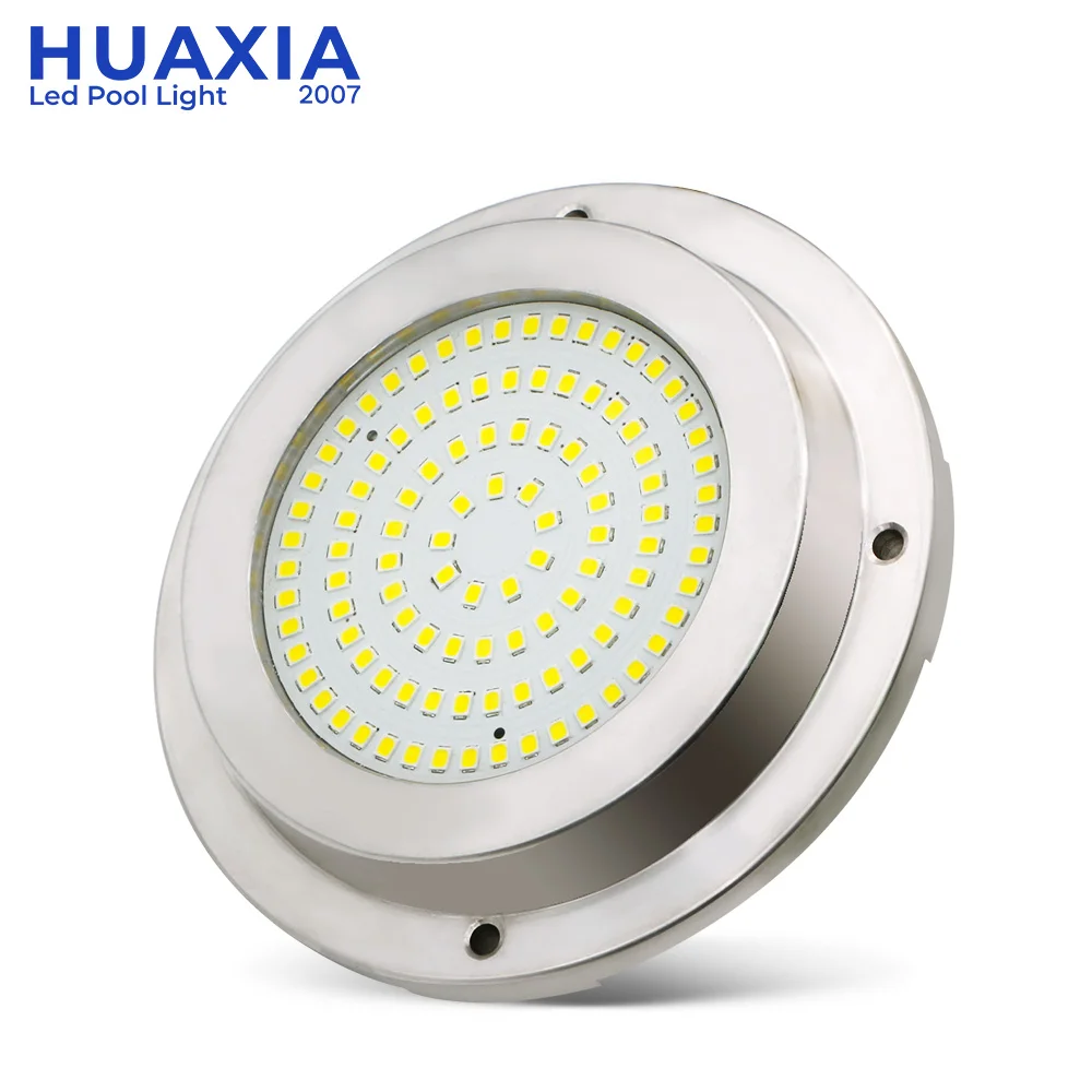 HUAXIA 316SS Marine LED Underwater Light IP68 Waterproof Resin Filled Yacht Boat Lamp 6W 8W 18W RGB with Remote