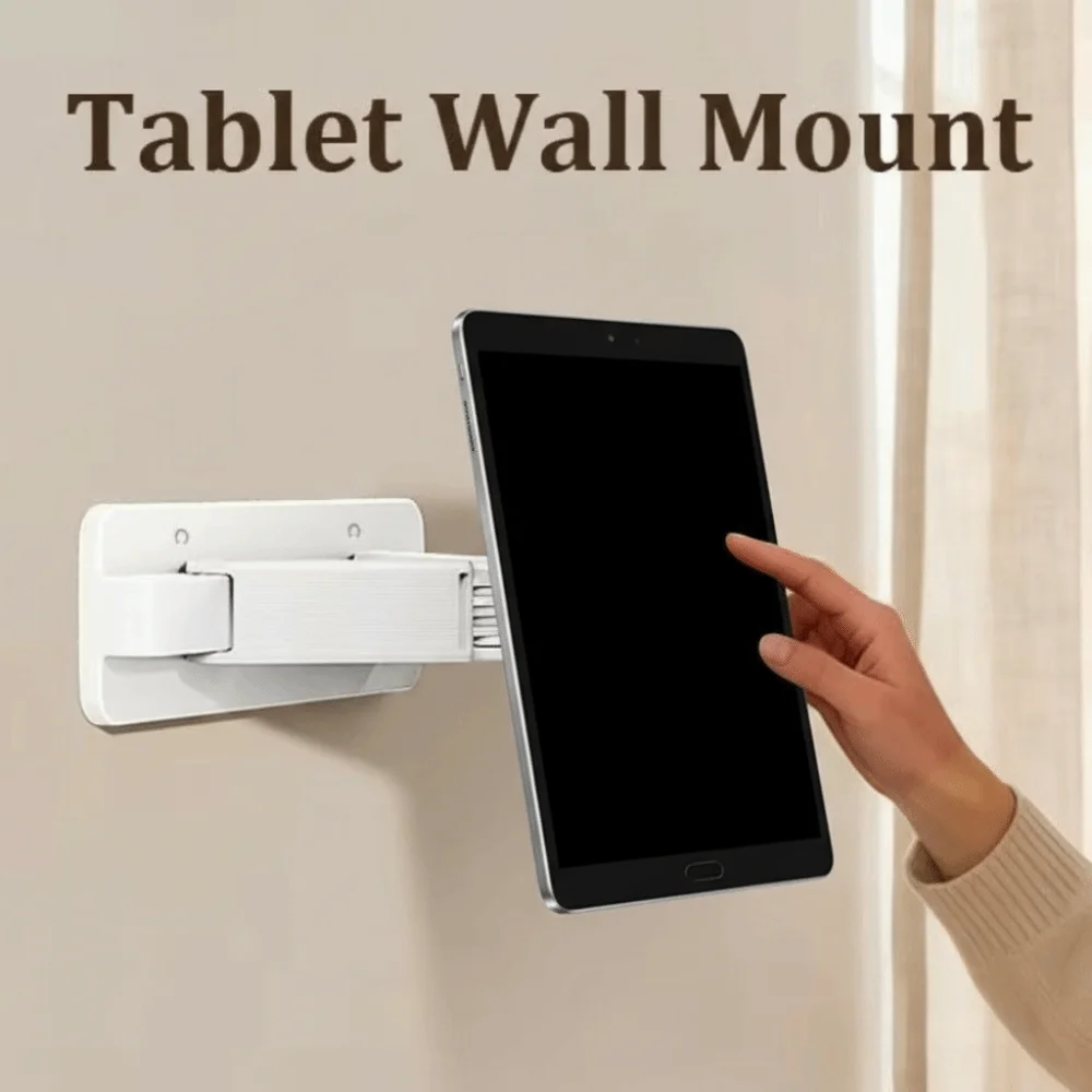 360° Rotation Tablet Stand Magnetic Wall Mount Tablet Holder Adjustable Mobile Phone Holder for Samsung Galaxy Tab Kindle