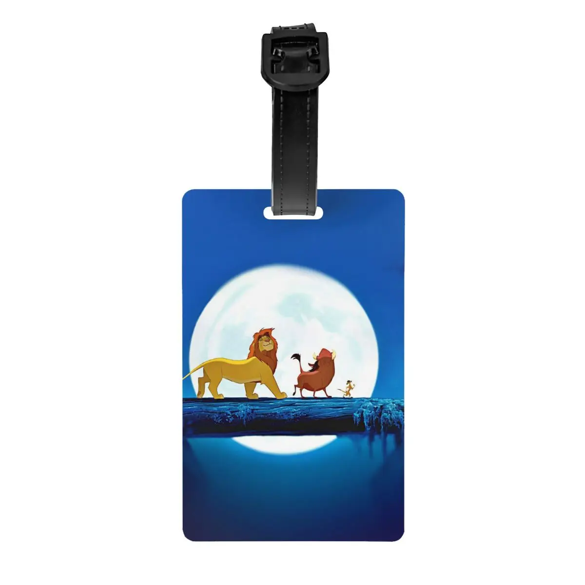 

Custom Handy Hintergrund Lion King Luggage Tag With Name Card Privacy Cover ID Label for Travel Bag Suitcase