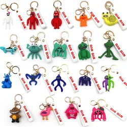 Cartoon Garten of banban Soft Rubber Keychain Cute Dolls Couple Bag Charm For Boy Creative Car Key Ring Figure Toys Friend Gift