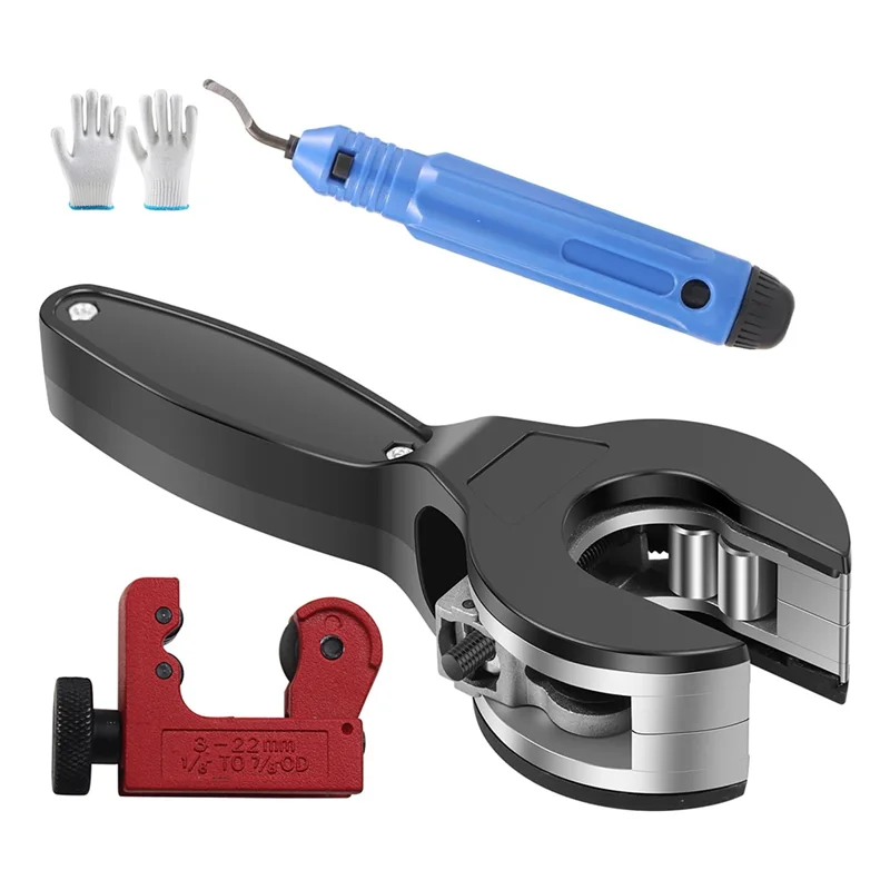 AAAN-เครื่องตัดท่อ Ratcheting เครื่องตัด Pvc Ratcheting สําหรับตัด Pvc, Ppr และท่อพลาสติก, เครื่องตัดท่อ Ratcheting (1/4 "ถึง 7/8