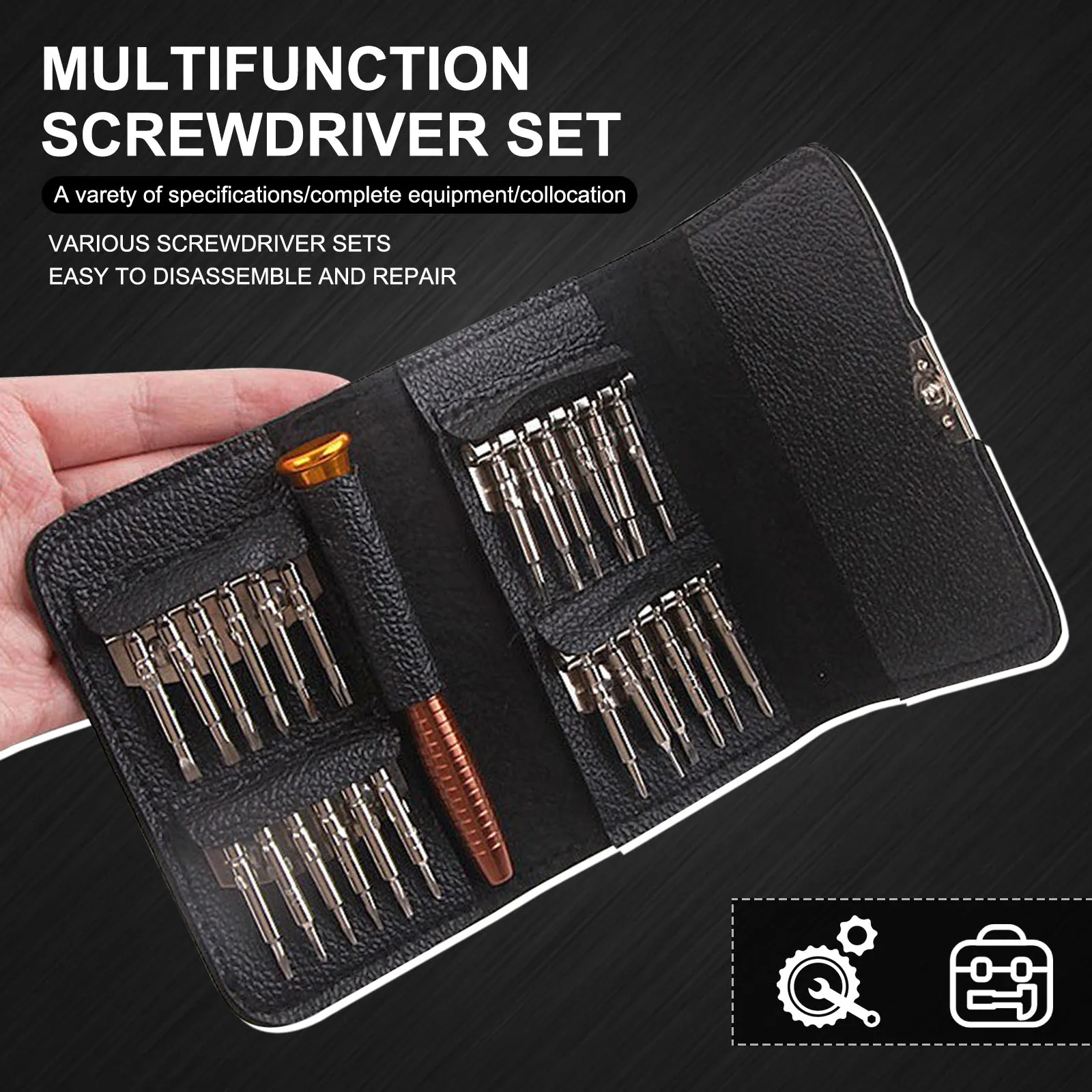 

25 in 1 Torx Mini Precision Screwdriver Magnetic Set Electronic Screwdriver Opening Repair Tools Kit For iPhone PC Camera Watch