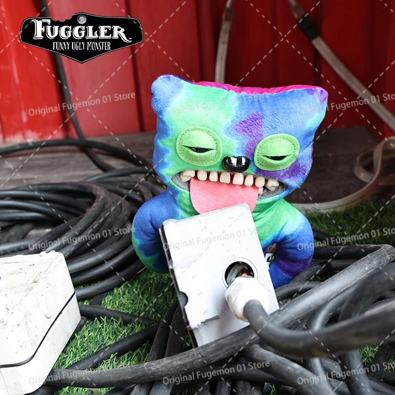 100% Original Fuggler gros dents mignon dent édition laboratoire monstre poupée annodé Alien Gaptooth McGoo jouets couleur aléatoire