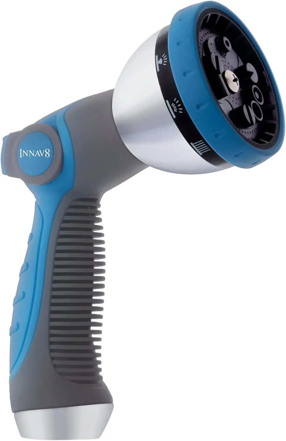 

Heavy Duty Garden Hose Nozzle with 10 Spray Patterns, Thumb Control Valve for Easy Watering