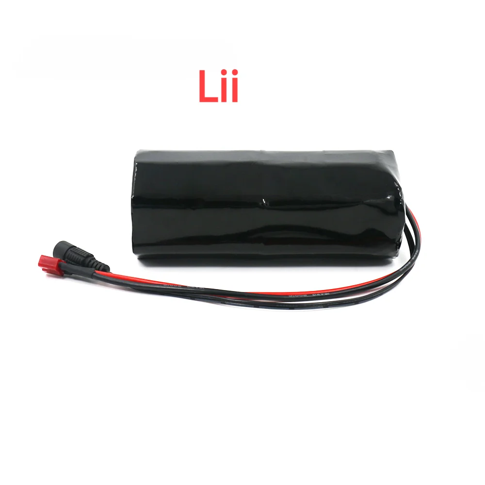 Lii 36V 10S2P 6.4Ah 18650 Lithium Battery Pack 3200mAh Cells for Ebike Motorcycle Electric Vehicle 300W Built-in 15A BMS DC+T