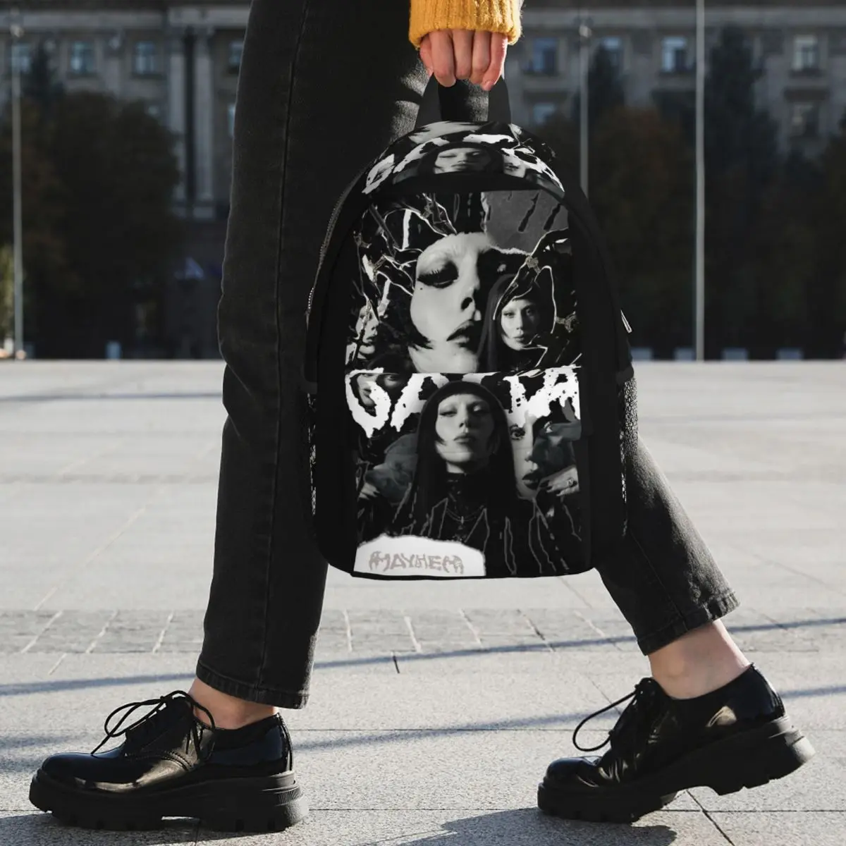 Sac à dos Lady Gaga Mayhem Album, sac d'école pour étudiants, sac d'école pour enfants, sac à bandoulière pour ordinateur pour garçons et filles