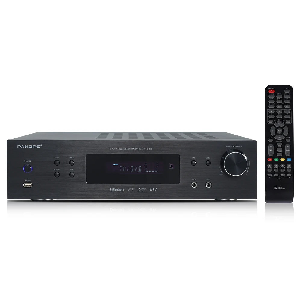 

5.1 Home Theatre Decoding Power Amplifier Digital DSP Professional Audio Amplifier Audio Processing Receiver