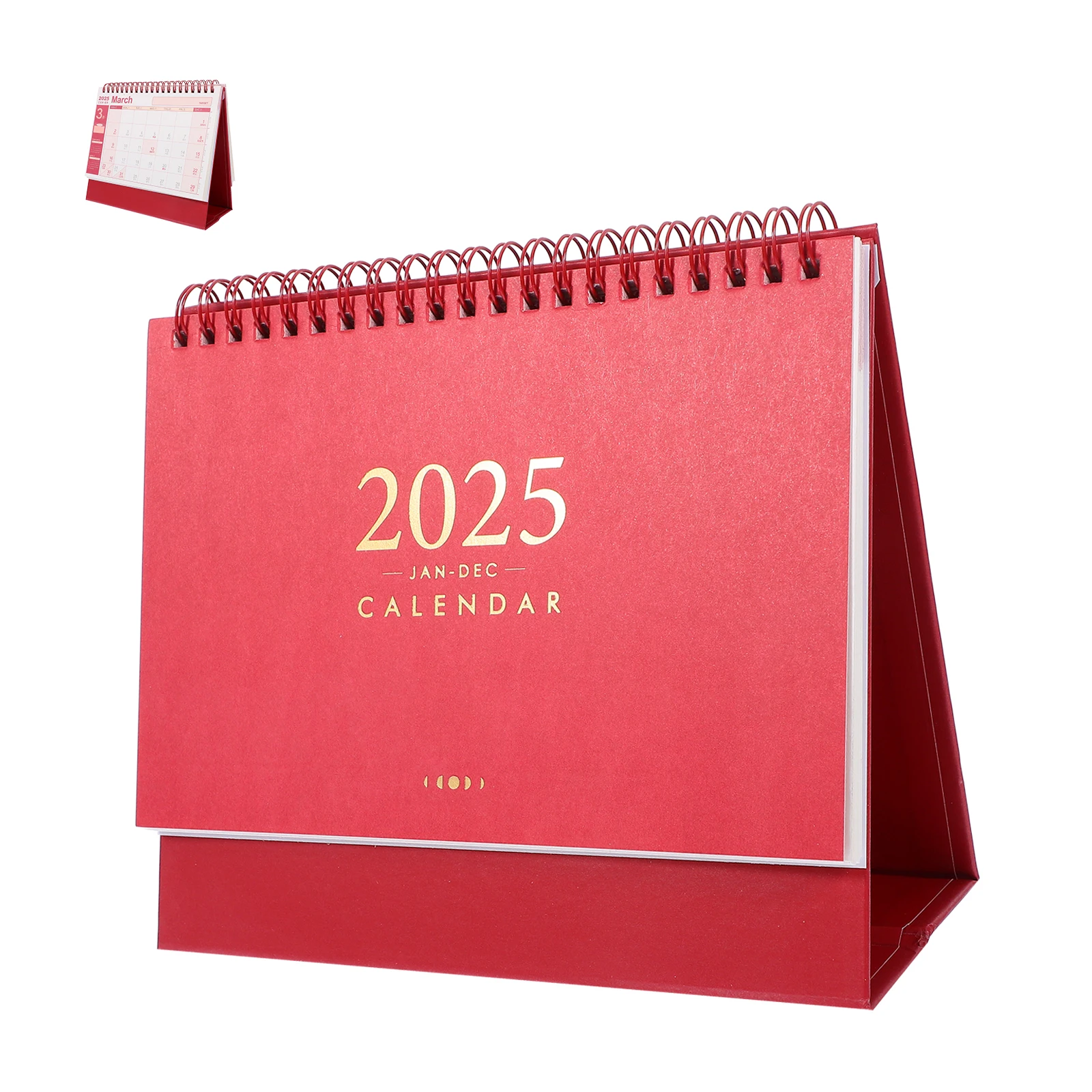 

2025 Table Calendar Desktop Small Daily Calendars Pocket Academic Mother Standing