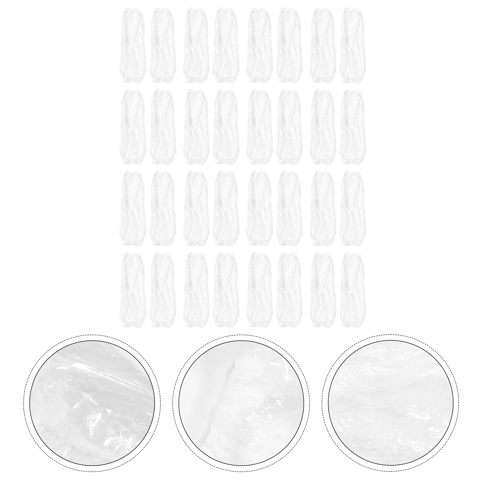 

100pcs Waterproof Sleeves Oil-Proof Disposable Pe Kitchen Sleeves Practical Household Protective Gloves Flexible Long