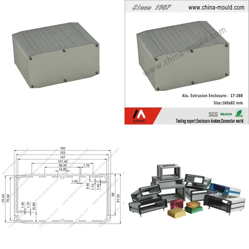 DIY HiFi Aluminum Amplifier Housing Metal Control Box Junction Box Distribution Box