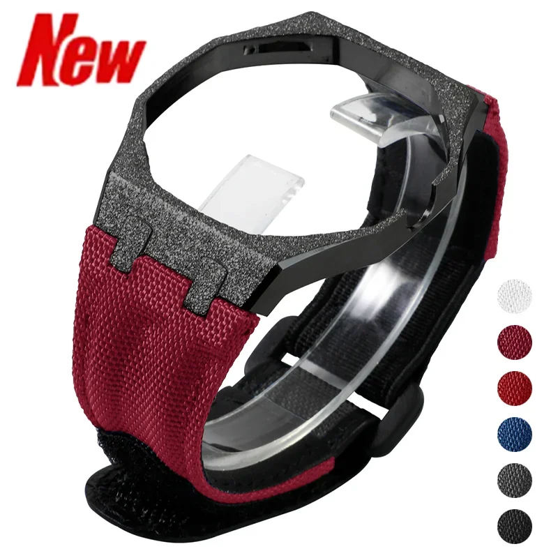 Nylon Strap Mod Kit For Swatch X AP Royal Pop Pocket Changer Stainless Steel Watch Case To Watch Personalized Accessories