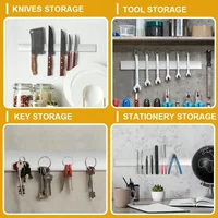 Leeseph Magnetic Knife Holder for Wall, Multipurpose Stainless Steel Magnetic Knife Strip Knife Rack, Kitchen Utensil Organizer 5