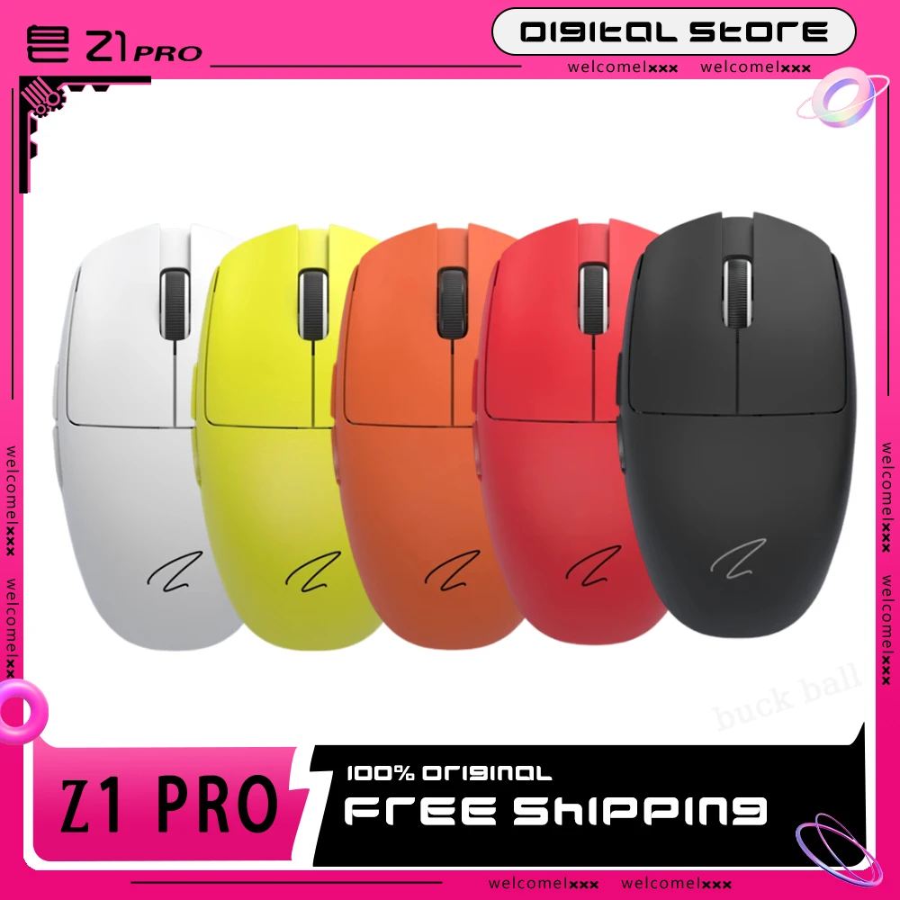 

Zaopin Z1 Pro Wireless Mouse PAW3395 26000dpi For PC Mac Laptop Lightweight Gamer Mouses TTC 2.4GHz Accessories Girl Gaming Mice