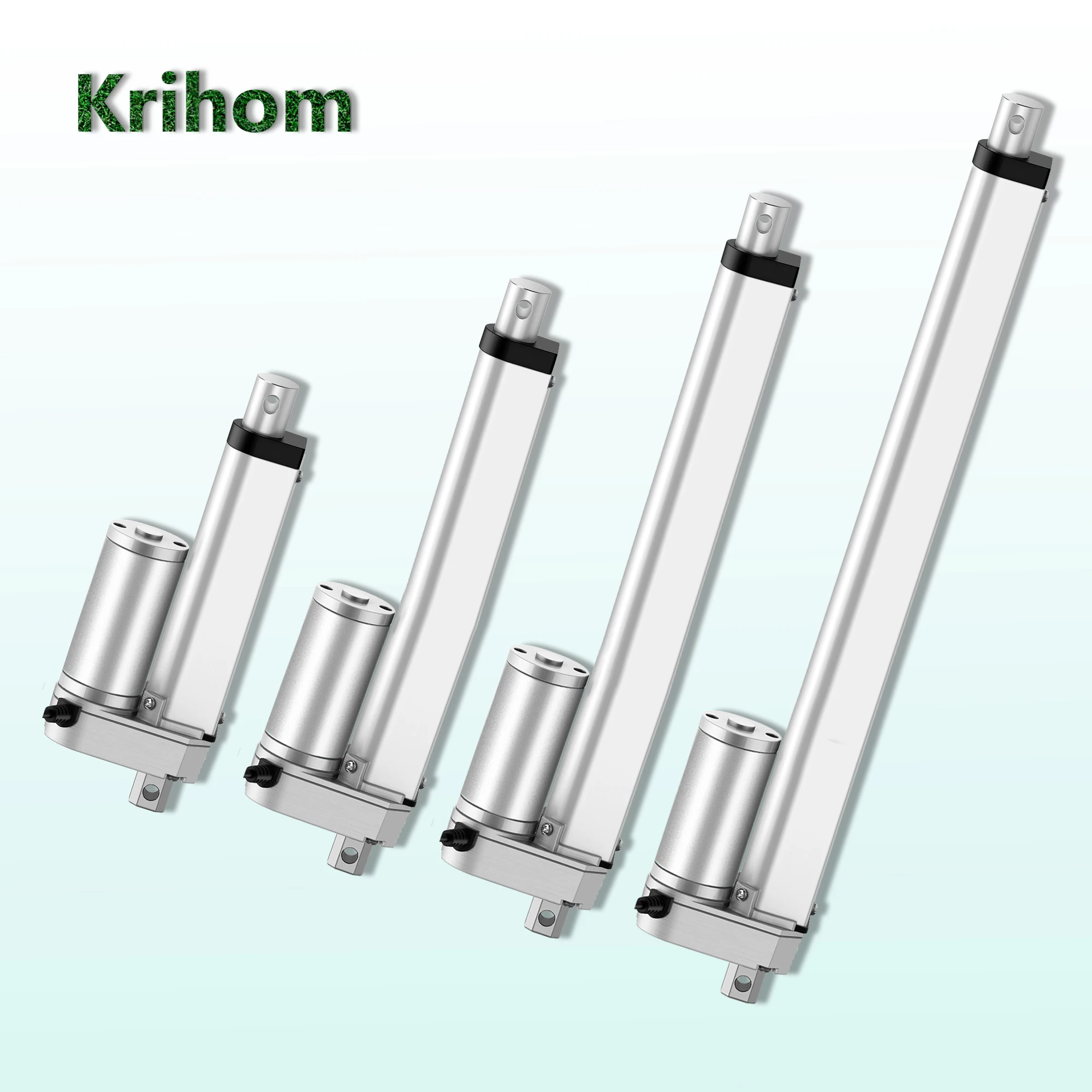 Krihom Linearantrieb 1000N 12V 24V, 50mm 350mm 700mm 1000mm, geeignet für elektrisches medizinisches Bett, Fahrzeug-Schifffenster und Türen. – Detail 1