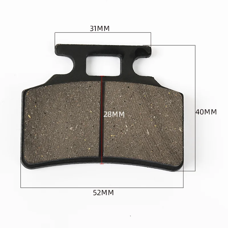 Durable Front Rear Disc Brake Pads Anti Noise High Friction Lining for Daluayi Scooter Motorbike Universal Brake Parts.