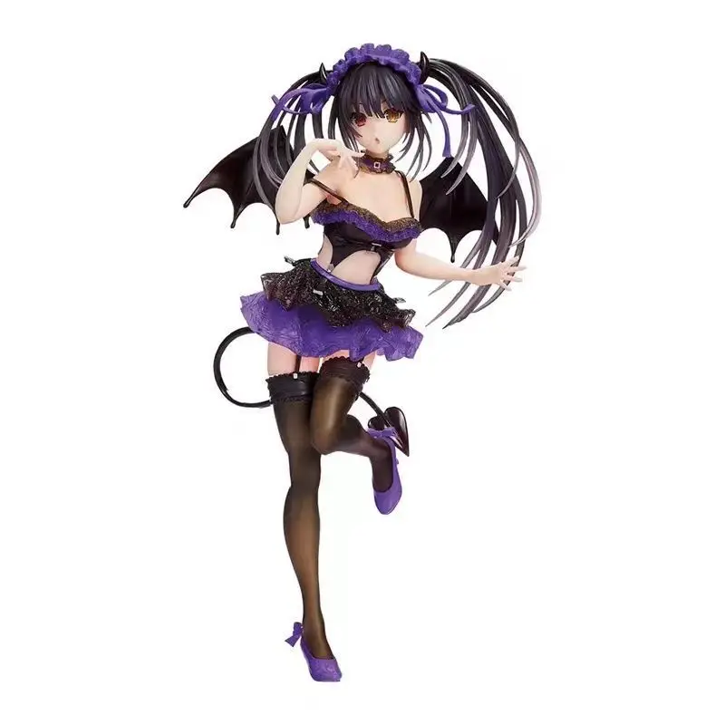 2 types DATE A LIVE IV Anime Figure Sexy Purple Devil Kurumi Tokisaki Action Figure PVC Adult Collection Model Doll Toys