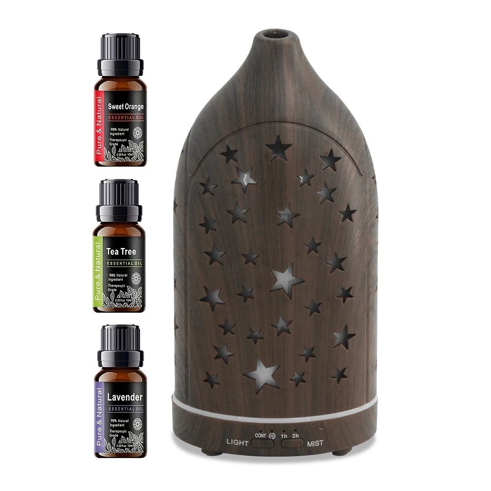 

Ultra Quiet Star Hollow Diffuser 7 Colors, Auto Shut Off, Perfect for Bedroom, Yoga & Office