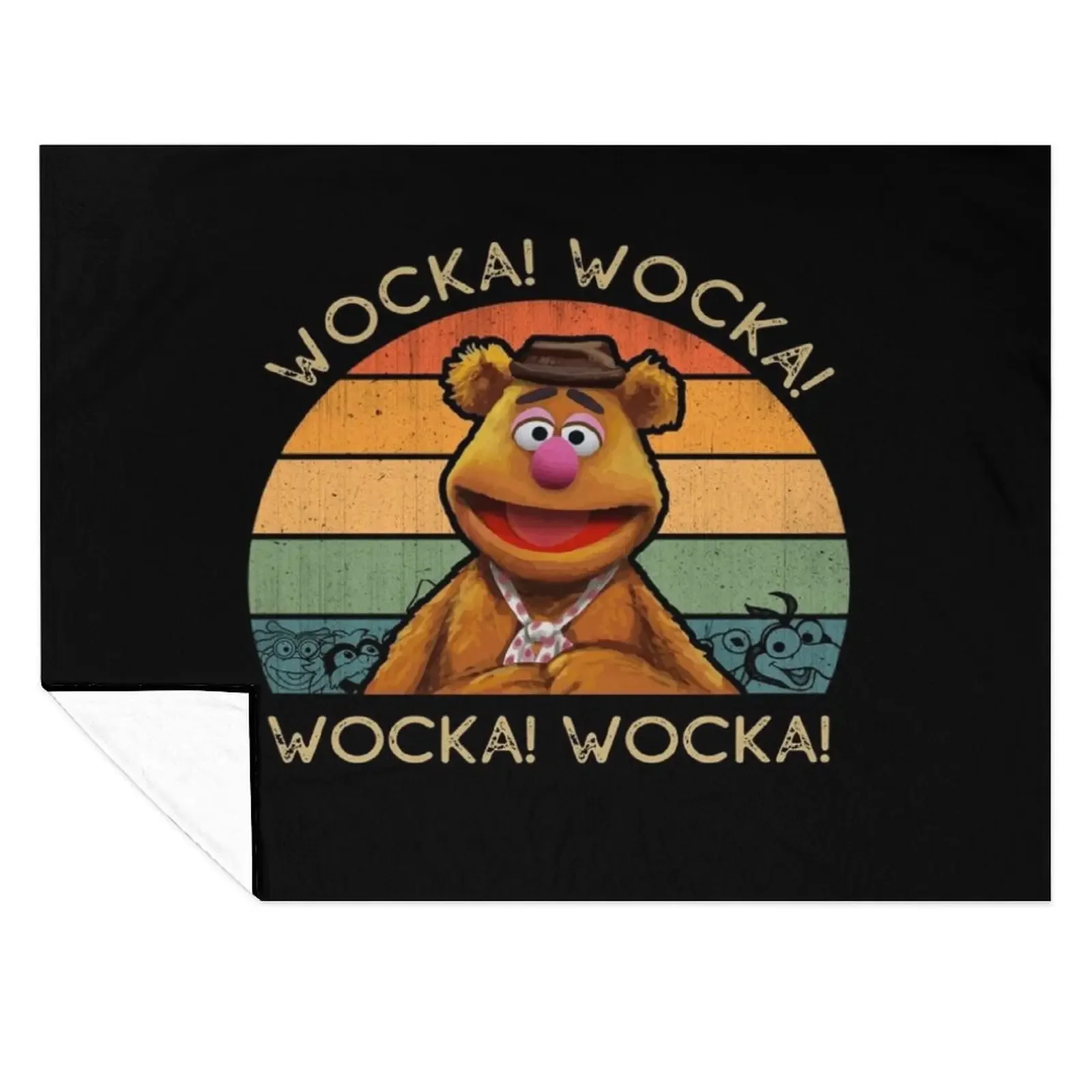 

Fozzie Wocka Bear Throw Blanket For Baby For Decorative Sofa Thins Designers Blankets