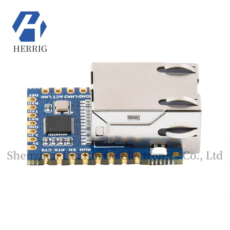 

MicroSnow TTL to Ethernet Modbus Gateway Network Port TCP Communication Module Industrial Embedded