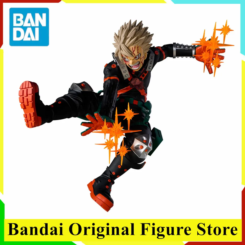 

Оригинальная фигурка BANDAI THE AMAZING HEROES PLUS KATSUKI BAKUGO, игрушки, коллекция моделей из ПВХ, аниме My Hero Academy, подарок