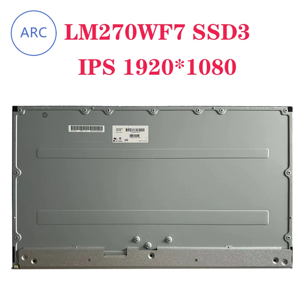 

LM270WF7(SS)(D3) 27" NEW Original Screen LM270WF7 SSD3 IPS FHD 1920*1080 Liquid Crystal Display