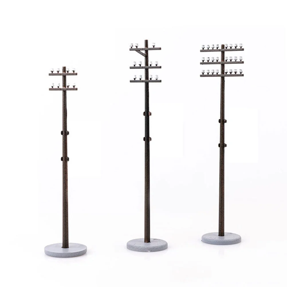 3 uds decoraciones Micro paisaje jardín niño teléfono báscula tren accesorios Abs ciudad arena mesa