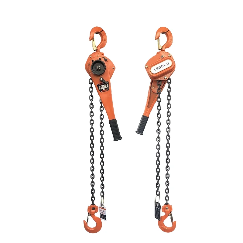 BAOT High-strength G80 Ratchet Lever Hoist 360 Rotatable Design 3/4-6T Ton Capacity Single Handed Free Chaining Positive Load