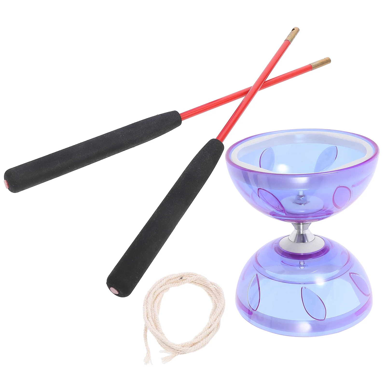 1 set Toy Fitness Diabolo Kids Plaything Soft Rubber Yoyo Professional Chinese For With Bearing Transparent Tpu Senior Adult