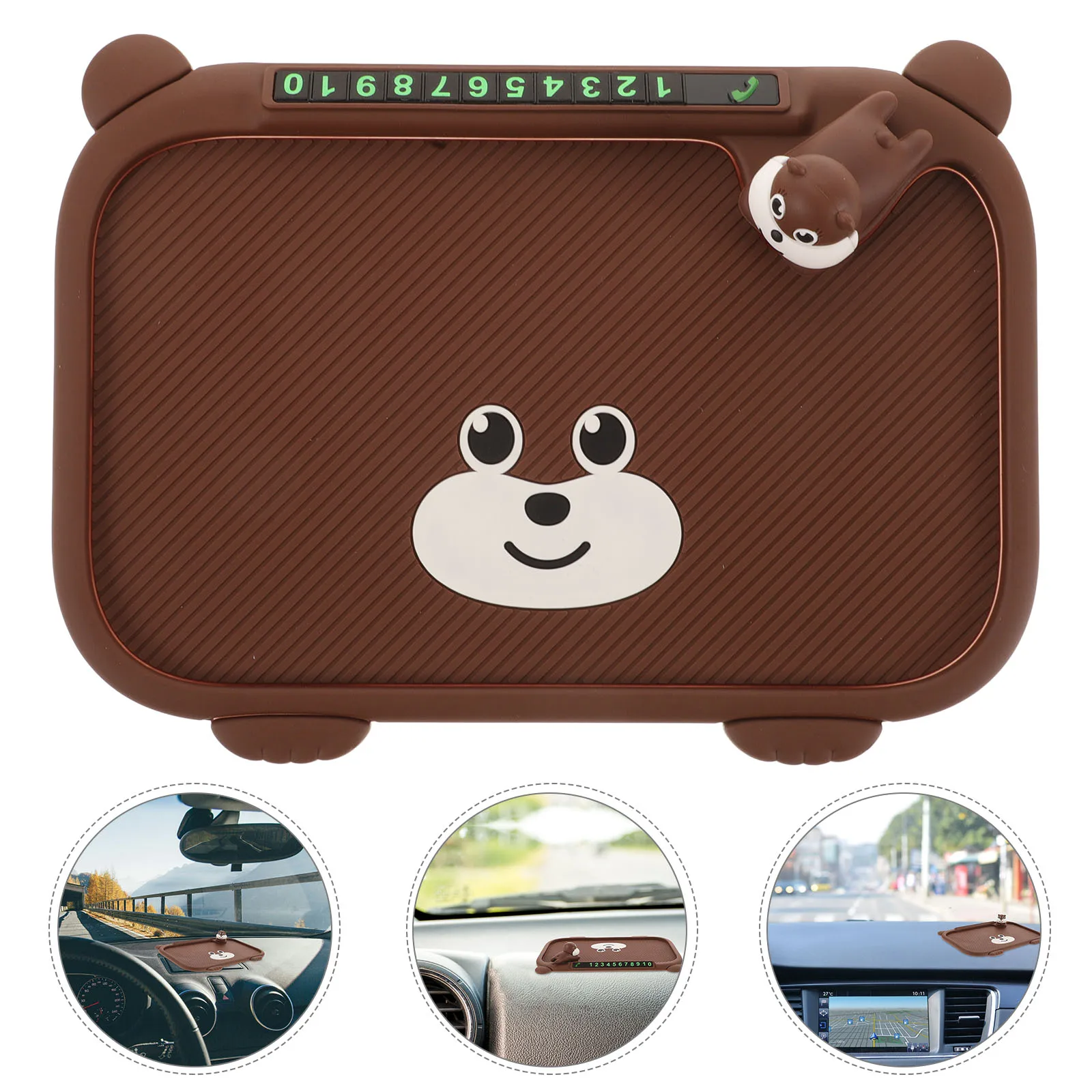 

Universal For Anti-Slip Silicone Pad Non-S Dash Phone Holder Rubber Dashboard Phone Organizer Mat Durable Pvc Washable Dash