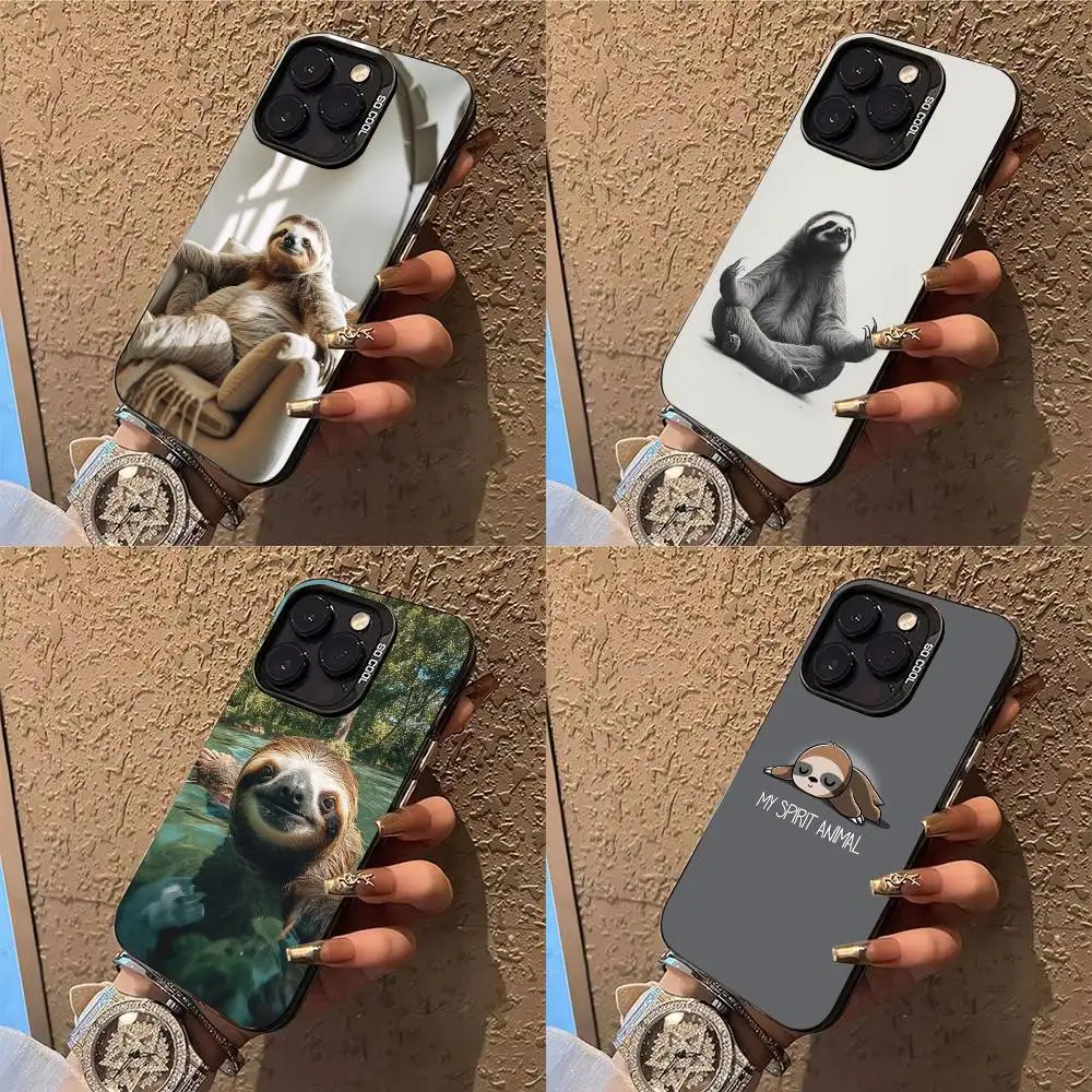 

Animal Cute Sloth Phone Case Phone Case For iPhone 14 16 15 11 12 13 Pro Max Mini Plus Shockproof Cover
