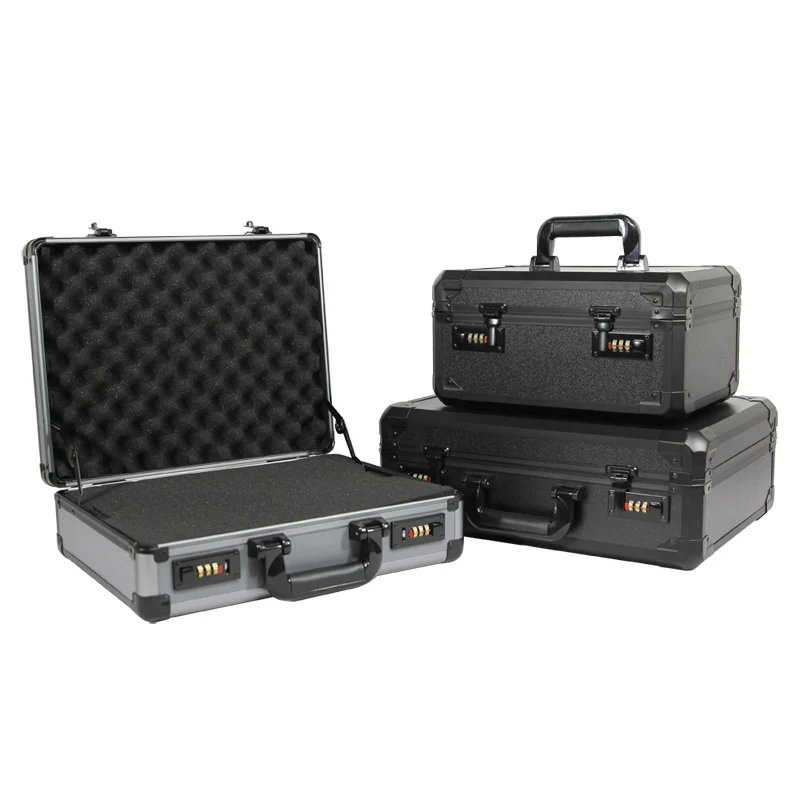Handheld Tool Box Equipment Safety Protection Boxes File Instrument Storage Password Box Portable Hardware Tool Organizer Boxes