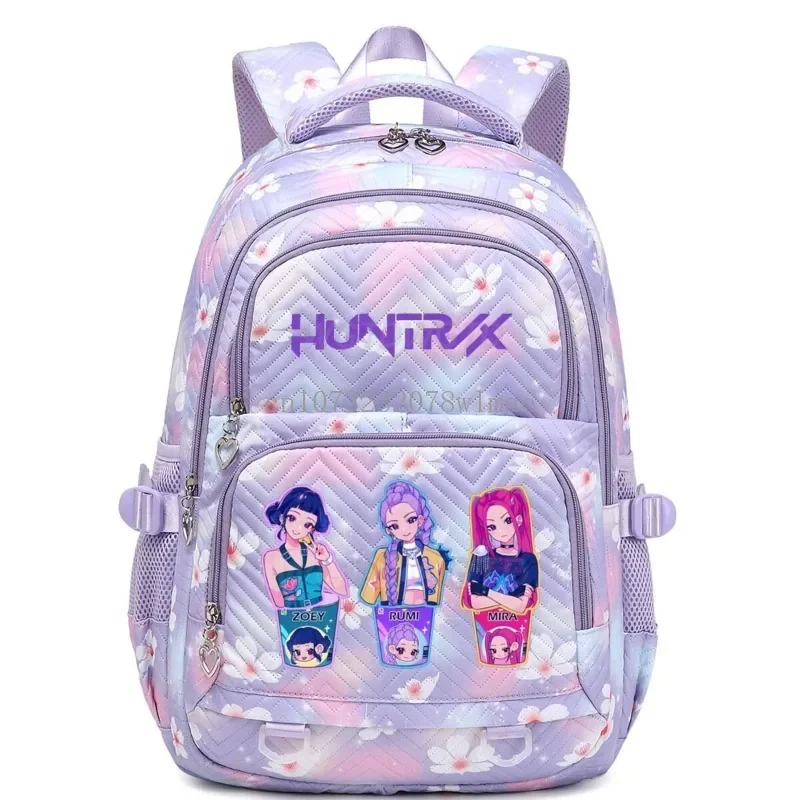 Kpop 2026 Hunters Backpack Cartoon Rumi Mira Zoey HUNTR/X Saja Boys Print Schoolbag Large Capacity Student School Bas for Girls