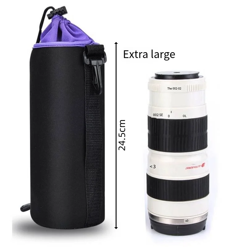 Addfledge Digital Camera Lens Bag, Multi-Purpose Writing Foldable Lens Cover, Slr Lens Cover, Monocular Telescope Storage Bag