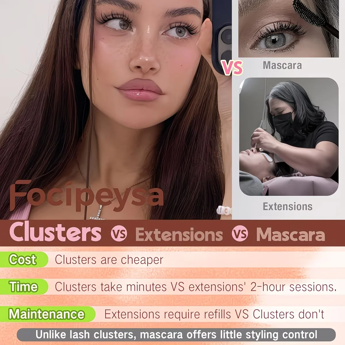 WINKLURE Rabbit Manga Eyelash Cluster Kit Comic-style Clusters Lashes  Anime-style Single Cluster Lashes With Glue Tweezers
