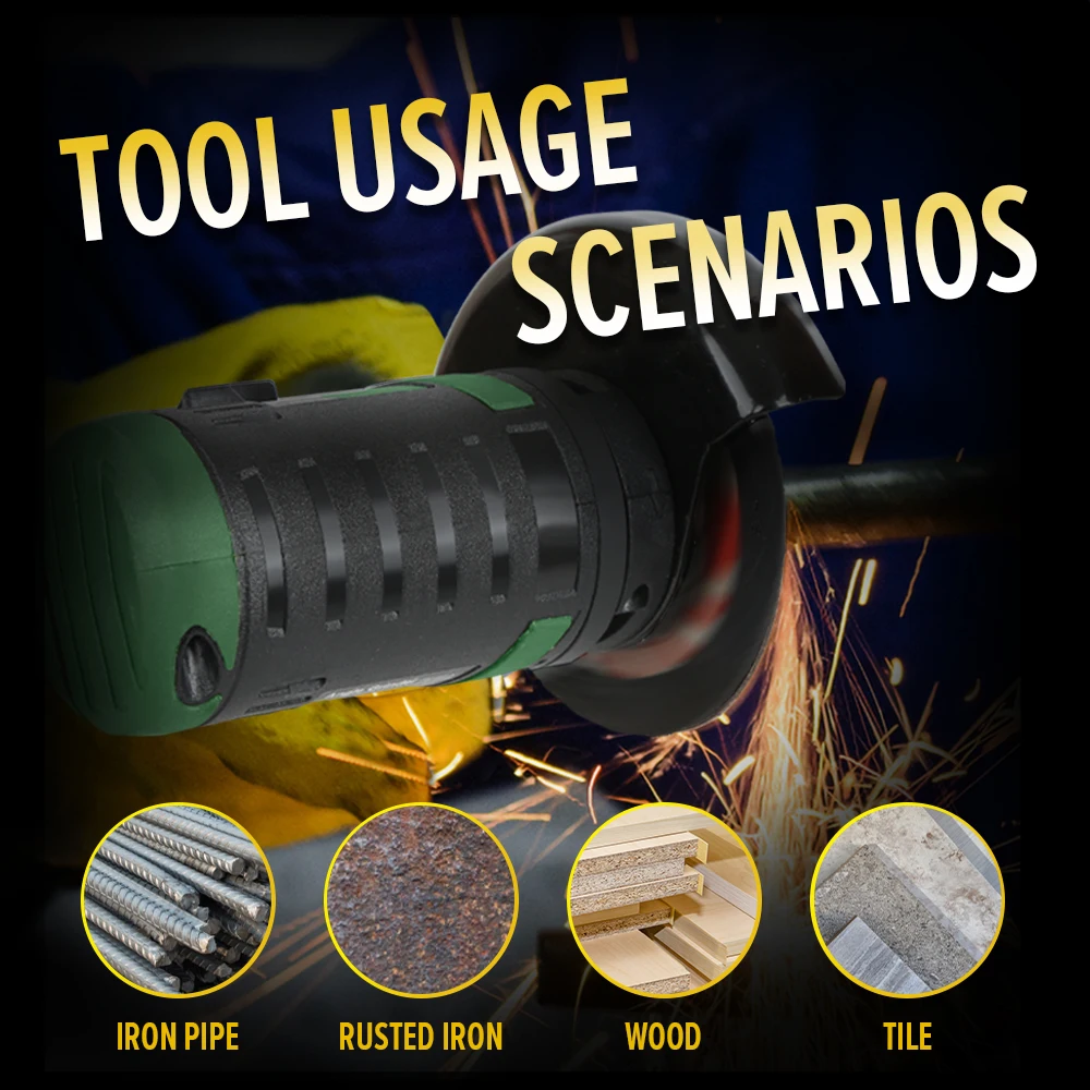12V Mini Angle Grinder Cordless Polishing Machine 1500mAh 19500RPM Cutting Grinding Electric Power Tools by PROSTORMER