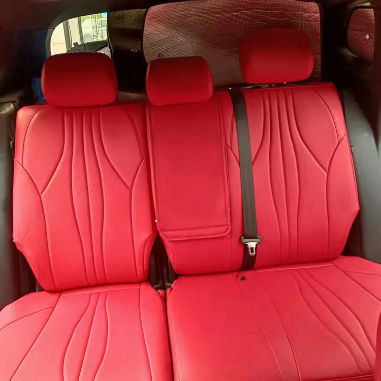 

Customized car special type water proof Napa leather BYD Song Pro car red car seat covers cushions accessories