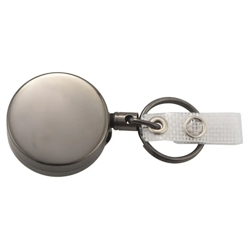 Efficient 10 Pack Heavy Duty Retractable Badge Holder Reel,Metal ID Badge Holder With Belt Clip Key Ring For Name Card Keychain