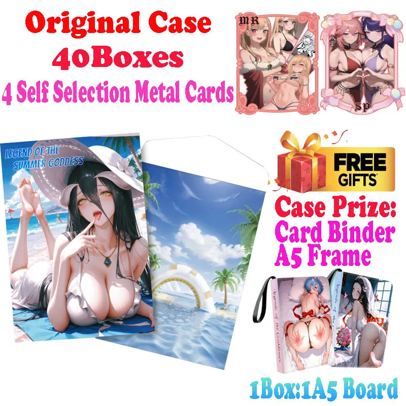 

2025 Lastest A5 Size Legend Of The Summer Goddess Waifu Card Board No Duplicate Master Set Ganyu Furina Keqing Artboard