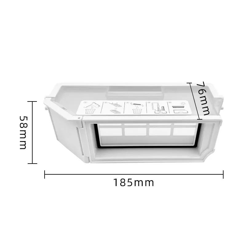 Compatible For ( Ecovacs N20 Plus, N20 Pro Plus ) Dust Box Bustbin Filter Mop Bracket Holder Robot Vacuum Cleaner Part Accessory