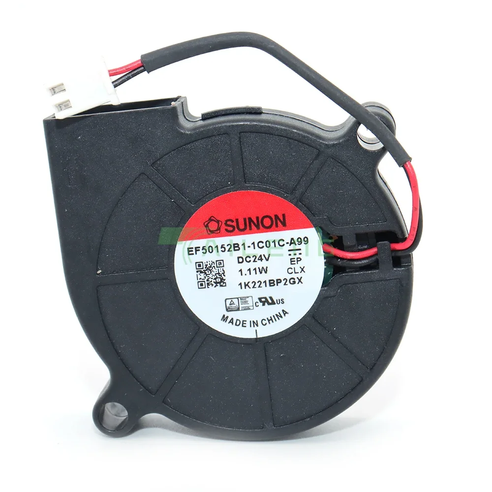 

EF50152B1-1C01C-A99 3D Printer Blower Fan 5015 24V 1.11W Dual Ball Bearing Fan Centrifugal Cooling Turbo Fan 50X50X15mm 5015S