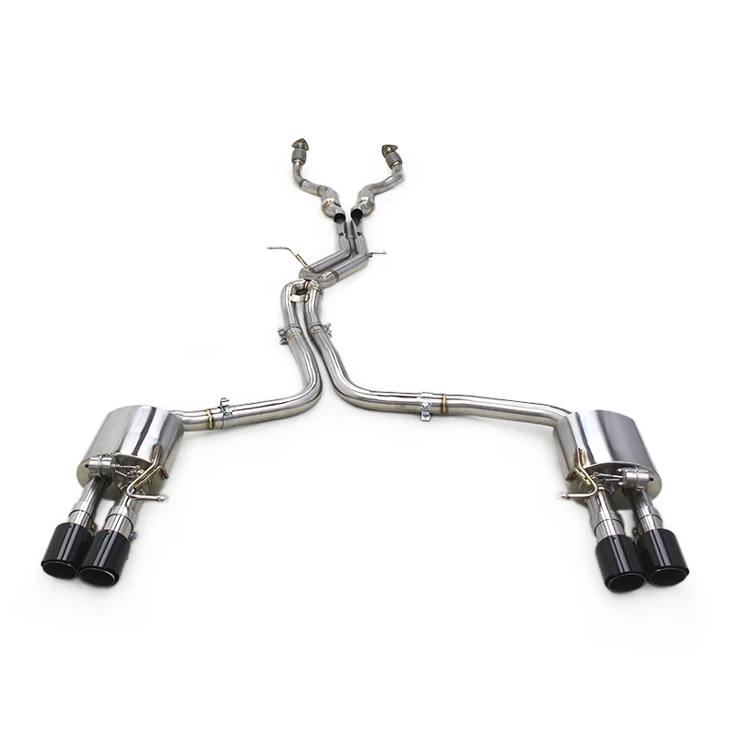 

Custom Catback Exhaust For Audi S6 S7 C7 4.0T 2013-2018 Stainless Steel Pipe Muffler Tuning Valvetronic Exhaust System