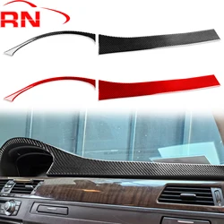 For BMW 3 Series E90 2005-2012 Modified Carbon Fiber Co-Pilot Dashboard Interior Accessories Piano Black Decorative Sticker