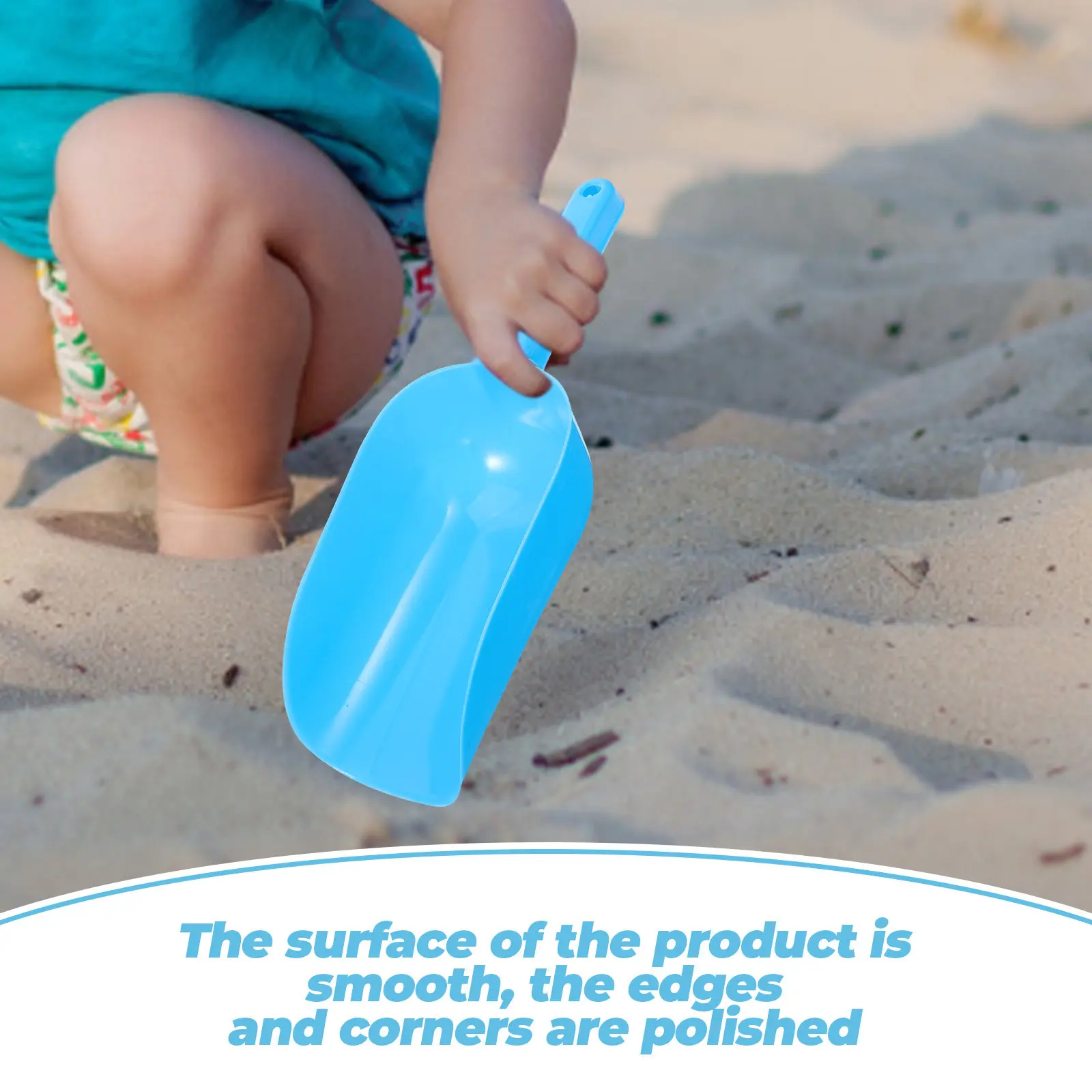 3Pcs Plastic Portable Snow Shovel Safe Snow Outside Toys For Kids Beach Toys Small Sand Scoop Spade Children