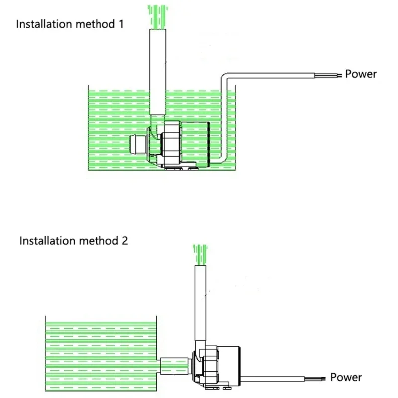 DC24V/12V Submersible Water Ultra-Quiet Brushless Motor Water Circulation Pumps for Solar Water Circulation System