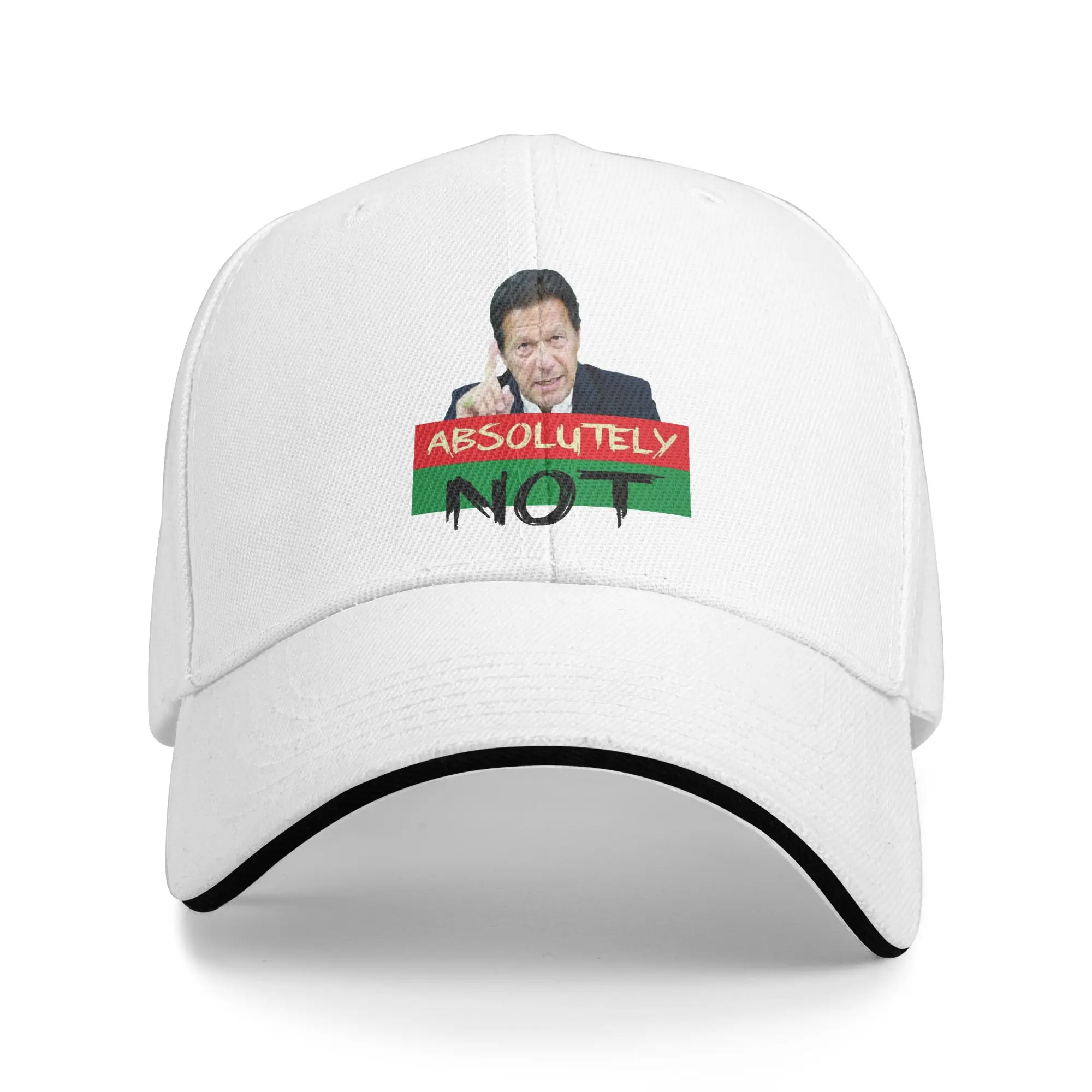 Casual Baseball Cap Absolutely Not Imran Khan  Tennis Skate Trucker Hat For Unisex Sun Visor y2k Retro Baseball Caps
