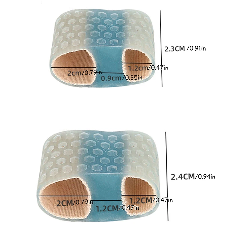 Силиконовый разделитель для пальцев ног, разделитель для бурсита, при вальгусной деформации, коррекция большого пальца, выпрямитель, инструмент для ухода за ногами