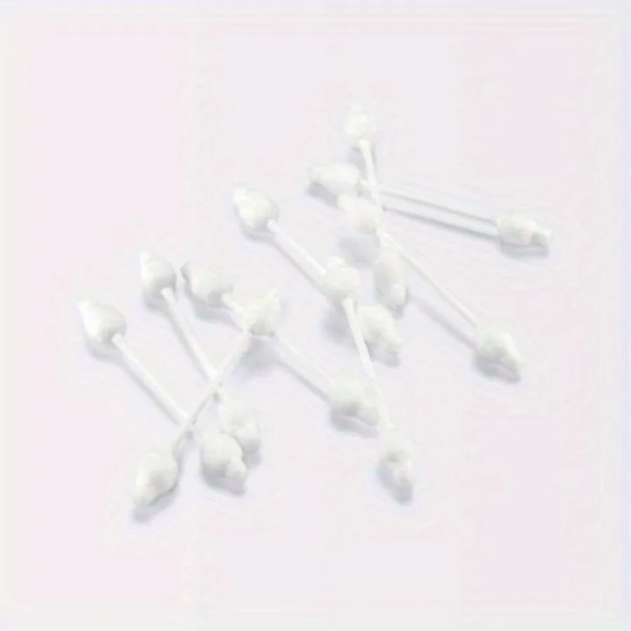 مسحات قطنية - عدد 100 - مسحات قطنية للأطفال للأذنين الصغيرة