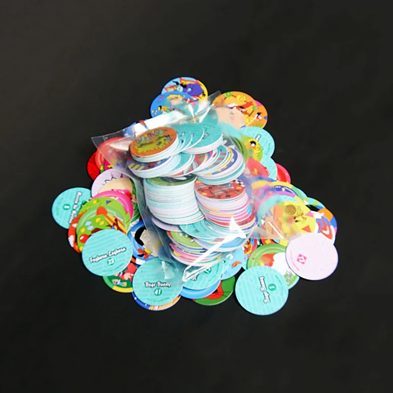 Lote De Tazos Looney Cartoon Tunes Sabritas Matutano Coleção Completa 100 Pcs Pogs Taps Anime Cartão Álbum Coletor Taso Presente